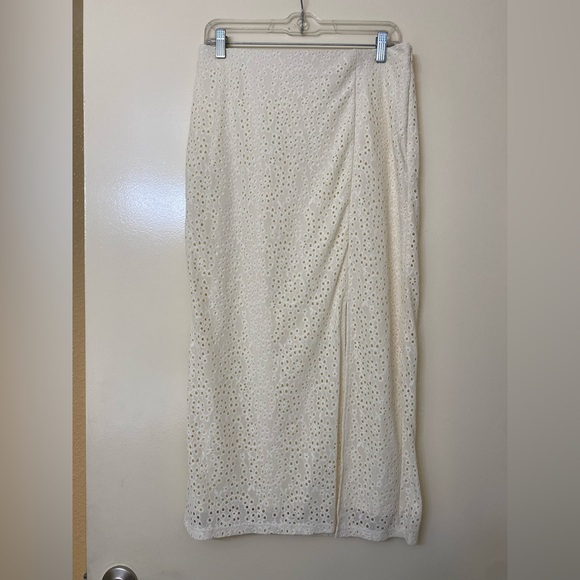 A New Day Cream Midi Skirt - Picture 3 of 6